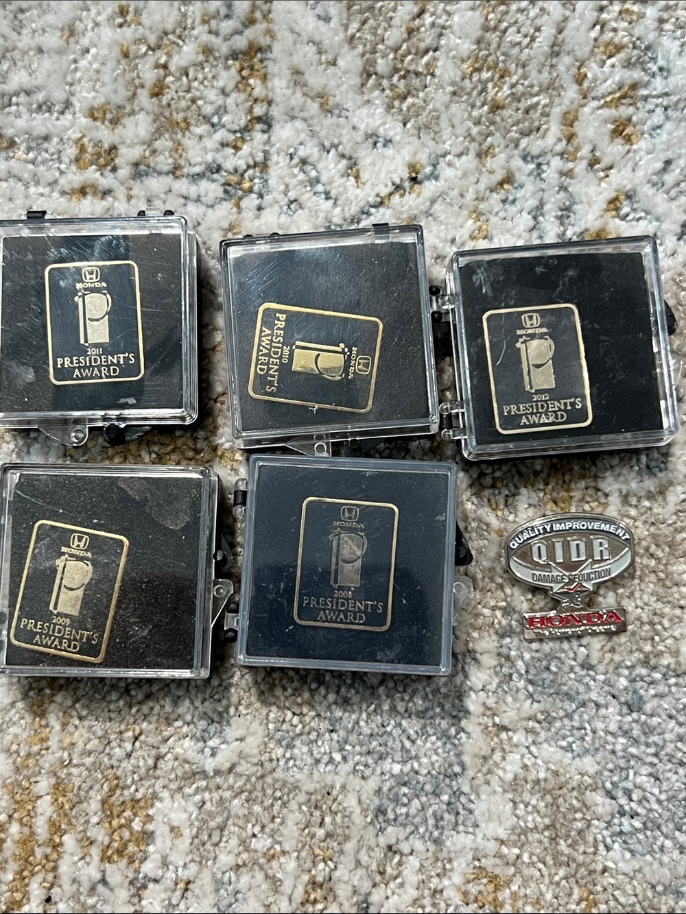 President's Award Lapel Pins - Set of 5 Honda employees z23